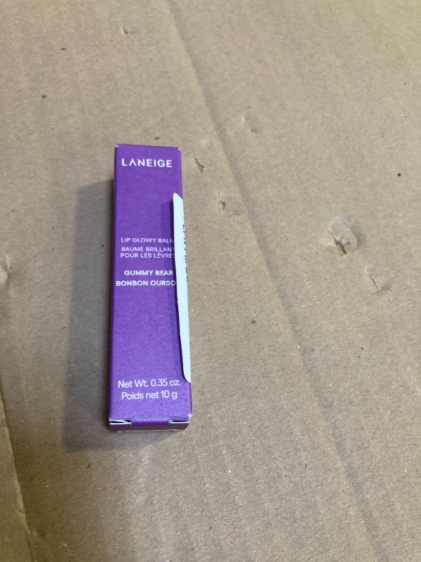 Photo 1 of LANEIGE Lip Glowy Balm, Gummy Bear: Sheer Tinted Lip Moisturizer with Shea Butter, for Hydrating Shine & Soft Lips