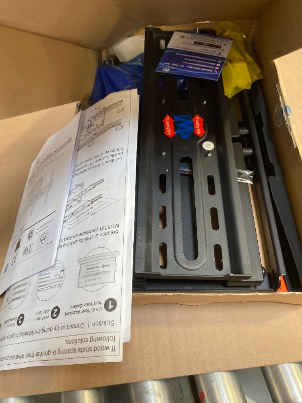 Photo 1 of Mounting Dream TV Wall Mount for 32-65 Inch Television,Mount with Swivel and Tilt, Full Motion Bracket with Articulating Dual Arms, Fits 16inch Studs, Max VESA 400X400 mm, 99lbs, MD2380