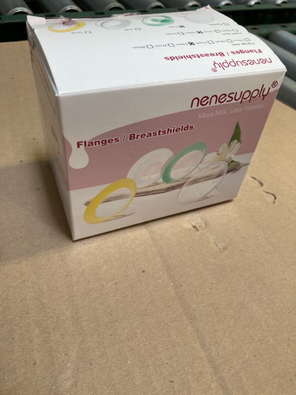 Photo 1 of Nenesupply 19mm Flange Inserts and 24mm Flanges Compatible with Medela Breast Pump Parts Replacement 19mm Flange for Medela Work with Pump in Style Parts Symphony Swing Maxi Harmony Personalfit Flex