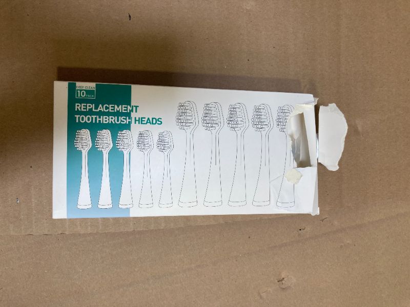Photo 1 of Harobey Replacement Toothbrush Heads for AquaSonic Duo Series and Home Dental Center Electric Toothbruh, NOT Compatible with Duo Series Pro, 5 White + 5 Black
