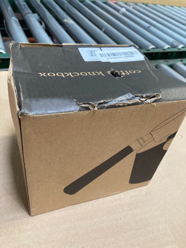 Photo 1 of Ompellus Espresso Knock Box, Large Capacity & Non-Slip Base Coffee Knock Box, Barista Tools, Espresso Machine Accessories (White)