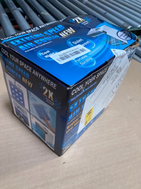 Photo 1 of Portable Air Conditioner, Mini Personal Ice Cooling Air Cooler with 2 Ice Blocks,3 Speeds Small Fan for Room Bedroom Office Home Tent