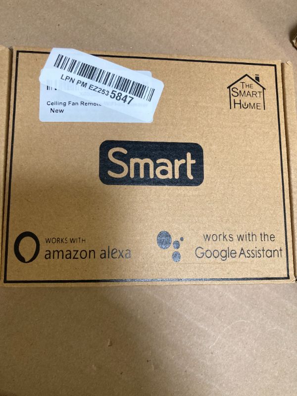 Photo 1 of Universal Smart WiFi Ceiling Fan Remote Control Kit, Compatible with Alexa, Google Assistant and Smart Life App, No Hub Required DIMMER