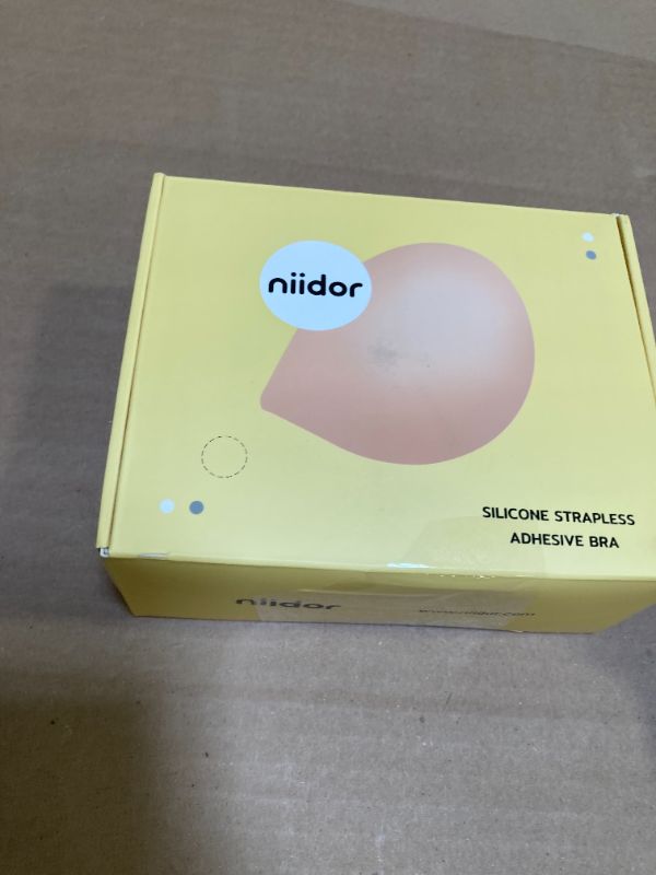 Photo 1 of Niidor Sticky Bra Adhesive Reusable Bra Backless Strapless Bras Nude