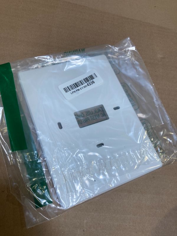 Photo 1 of Thermostats Wall Plate T119 Fits For PRO1 IAQ Thermostats, Universal Thermostat Wall Plate White 1 Pack