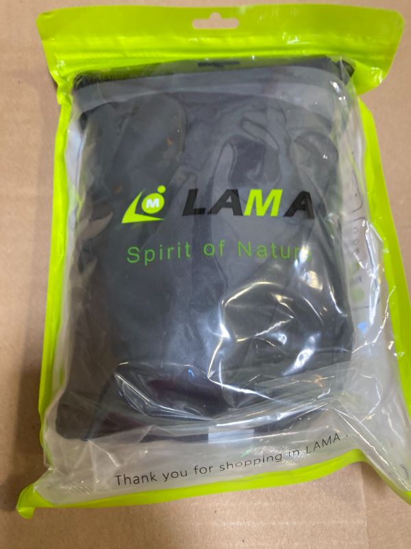Photo 1 of LAMA 2pcs Waterproof Rain Cover for Backpack, Reflective Rainproof Protector for Anti-dust and Anti-Theft M 30L-40L Black