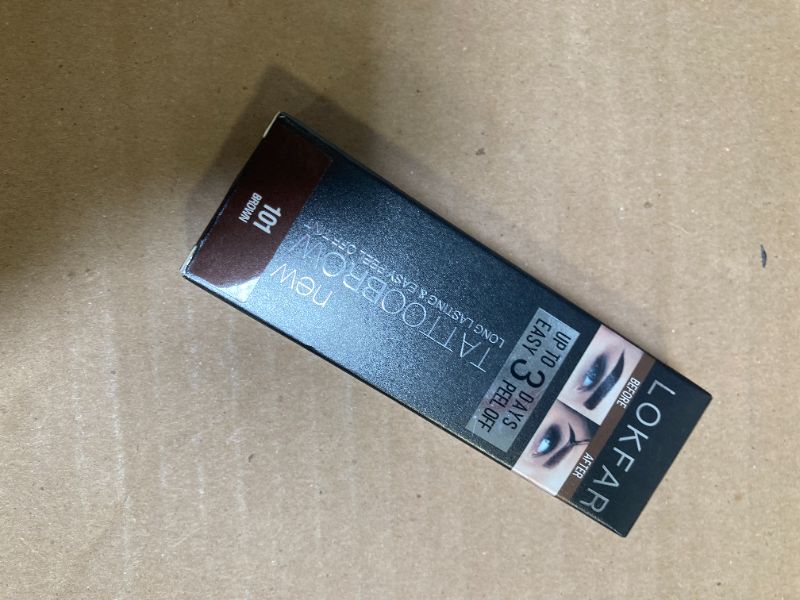 Photo 1 of LSxia 2 Pcs Peel Off Eyebrow Gel Set, Natural Color Eye Gel Long-Lasting Waterproof Brow Tattoo, Easy Peel Off Brow Makeup - Up To 3 Days (Brown)