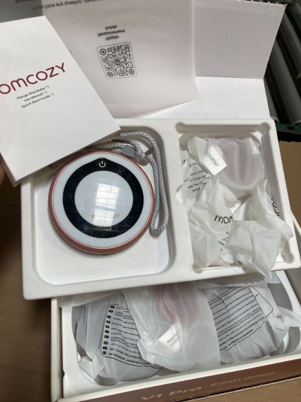 Photo 1 of Momcozy Breast Pump V1 Pro Hospital-Grade, Hands-Free & Portable Wearable Pump, Upgraded Electric Pump with 3 Fine-Tuned Rhythms|15 Levels, Come with Leak-Proof DoubleFit Flange, Cozy Red.