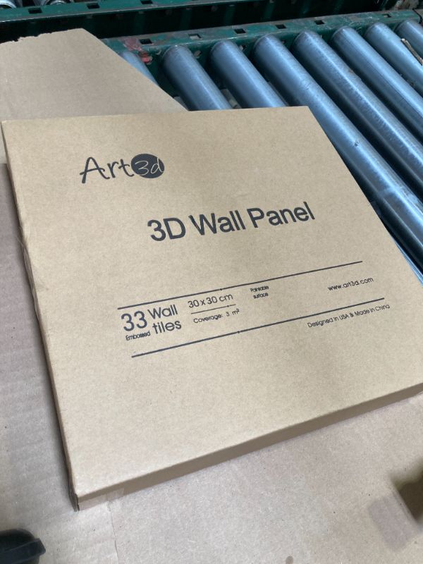 Photo 1 of Art3d 33-Pack 3D Wall Panels for Interior Wall Decor, Modern Diamond Textured Accent Wall Paneling for Gaming Living Room TV Wall Background, 12 x 12 inch White, A10342