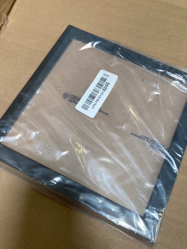 Photo 1 of Fxojyvo 7x7 Frame, Black Picture Frame for 7 x 7 Square Picture Poster Photo, Light Weight and High Transparent 7 by 7 Frame for Wall - 1 Pack/Black/7"x7"