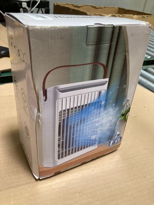 Photo 1 of Portable Air Conditioners - 5 Speed Settings & 4 Cooling Modes Air Conditioner with 680ML Tank, 6H Timer & Remote Control | Powerful Evaporative Cooling Fan | Compact Portable AC for Home, Bedroom