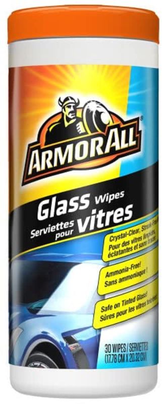 Photo 1 of Armor All Protectant, Glass and Cleaning Wipes, Wipes for Car Interior and Car Exterior, 30 Count Each