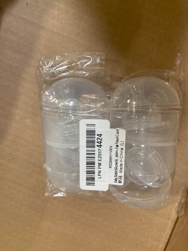 Photo 1 of Baby Bottle Silicone Nipples for Philips Avent Anti-Colic Baby Bottles,Size 3 Nipple,6m+,Fast Flow,4 Count