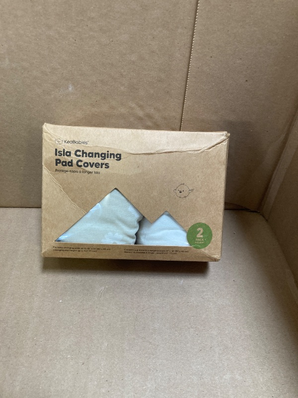 Photo 1 of 2-Pack Baby Changing Pad Covers for Girl, Boy, Neutral - Soft Viscose Derived from Bamboo Changing Table Pad Cover Sheets, Baby Nursery Diaper Changing Pad Cover, Contour Changing Pad Liner (Meadow)