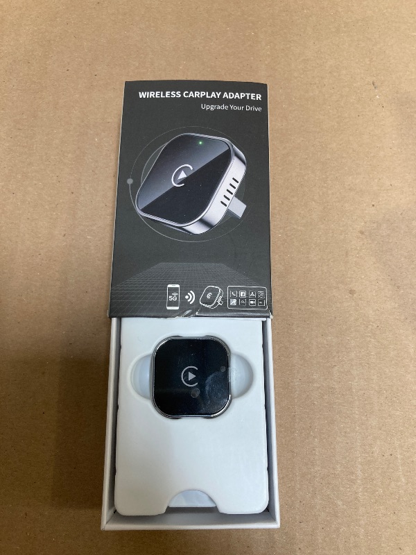 Photo 1 of Teeran Wireless CarPlay Adapter 2025 Upgrade Wired CarPlay to Wireless, Mini USB Design for Cars with Built-in Wired Apple CarPlay Plug and Play Easy Use Fast Stable Connection Car Play for iPhone