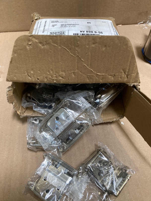 Photo 1 of Ravinte 60 Packs (30 Pairs) 3/8" Inset Satin Nickel Cabinet Hinge,Self Closing Hinges for Kitchen/Bathroom/Furniture Cabinets & Doors,Decorative Cabinet Hardware Kitchen Cabinet Hinge with Door Bumper