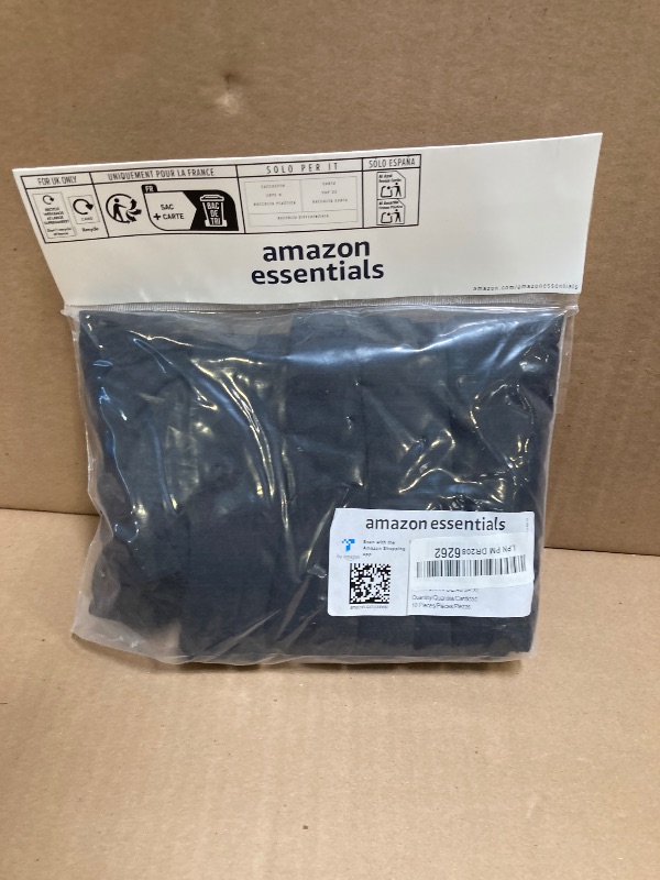 Photo 1 of Amazon Essentials Women's Cotton Bikini Brief Underwear (Available in Plus Size), Pack of 10, Black, Medium
