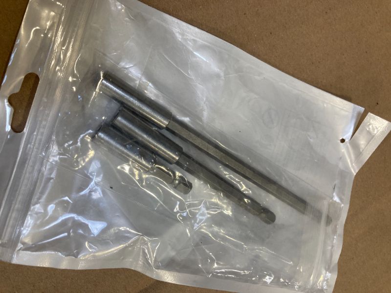 Photo 1 of 3PCS Magnetic Drill Bit Extension Holder 1/4" Hex Shank Magnetic Screwdriver Bit Holder S2 Steel Impact Driver Bit Set for Automotive Maintenance DIY Repair Work, 2, 4, 6-inch Extensions