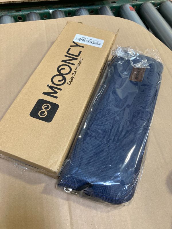 Photo 1 of MOONCY Portable Stool, 13 Inch Small Folding Stool for Adults, Ultralight Blue Camping Stools for Hiking and Fishing, Hold Up to 265 LBS