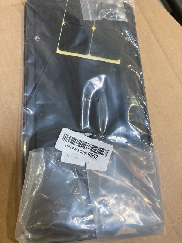 Photo 1 of 109684400B Rear License Plate Frames for Tesla Model Y and Model 3, Rear Plate Holder with Metal Stainless Steel Screws Cap and Screws, Rust Proof Rattle Proof Rear Plate Mounting Kit