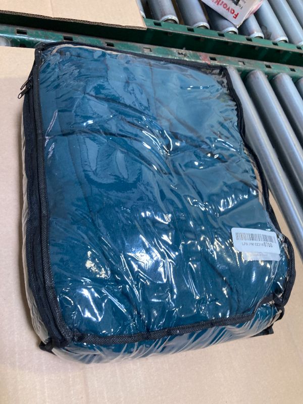 Photo 1 of yescool Weighted Blanket for Adults (10 lbs, 48" x 72", Dark Green) Cooling Heavy Blanket for Sleeping Perfect for 90-110 lbs, Twin Size Breathable Blanket with Premium Glass Bead, Machine Washable