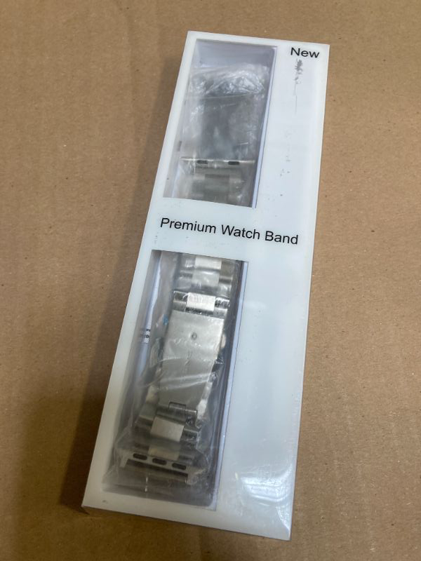 Photo 1 of 2-Pack Compatible for Apple Watch Band 49mm 46mm 45mm 44mm 42mm, Rugged Stainless Steel Replacement Strap Metal Bands for iWatch Ultra 2/1 Series 10/9/8/7/6/5/4/3/2/1/SE/SE2 Women Men (Black+Silver)