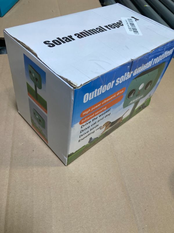 Photo 1 of 4Pack Solar Ultrasonic Animal Repellent Deer Repellent Devices with Motion Detection&LED Flashlight,Cat Repellent Outdoor Squirrel Rabbit Raccoon Skunk Deterrents Animal Repeller for Yard Garden Farm