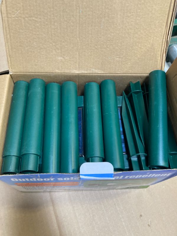 Photo 1 of 4Pack Solar Ultrasonic Animal Repellent Deer Repellent Devices with Motion Detection&LED Flashlight,Cat Repellent Outdoor Squirrel Rabbit Raccoon Skunk Deterrents Animal Repeller for Yard Garden Farm
