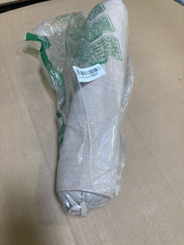 Photo 1 of Buckwheat Pillow for Sleeping 3" x 16" Organic Cotton Adjustable Firm Cervical Roll Bolster Cylinder Recliner Neck Roll Pillow for Sleeping Pain Relief Round Neck Support Lumbar Bed Legs Back Yoga