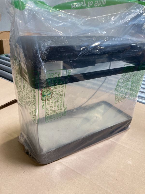 Photo 1 of Fish Tank Aquarium 3 Gallon, Smart Aquarium Kits - Silent Water Pump,Self Cleaning System,7 Color Lights,Temperature Display, Aromatherapy, Advanced Filtration