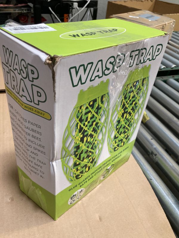 Photo 1 of Wasp Trap Outdoor Hanging 2 Pack,Non-Toxic Yellow Jacket Trap Bee Traps for Outside,Sticky Catcher for Hornet,Paper Wasp,Carpenter Bee