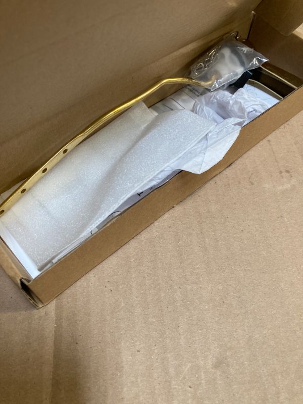 Photo 1 of Hygie Rinse Toilet Tank Lever, Brushed Gold - Universal, Durable Metal, Includes Flapper Chain, Easy Installation, Replacement Kit for Toilet Handle