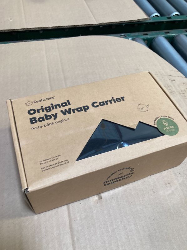 Photo 1 of KeaBabies Baby Wrap Carrier - All in 1 Original Baby Carrier Newborn to Toddler Sling, Easy to Wear, Hands Free Bonding, Lightweight, Breathable Infant Wraps (Trendy Black)
