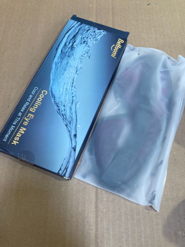 Photo 1 of BeHoomi Cooling Eye Mask, Gel Eye Mask with Holes, Reusable Ice Mask, Cool Eye Ice Pack, Comfort Snug Fit, No Freeze, Cold Eye Compress for Home, Office, Relaxation, Morning Refreshment, Purple