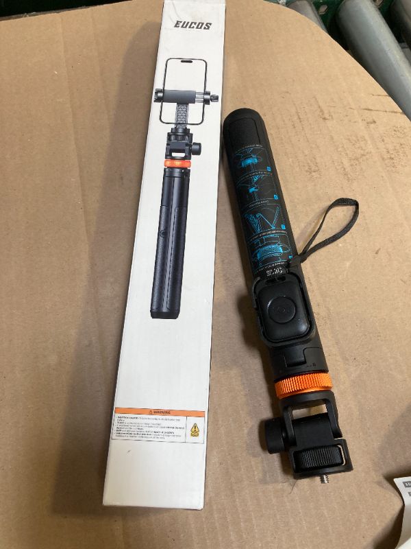 Photo 1 of EUCOS 62" Phone Tripod, Tripod for iPhone & Selfie Stick Tripod with Remote, Extendable Phone Tripod Stand & Travel Tripod, Solidest Cell Phone Tripod Compatible with iPhone/Android