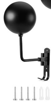 Photo 1 of Motorcycle Helmet Holder (2 Pack) Wall Mount, Helmet Hanger 180° Rotation Helmet Rack with Double Hook for Football Helmet, Bicycle Helmet, Hat, Cap, Sportswear, Motorcycle Accessories