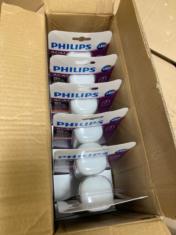 Photo 1 of PHILIPS LED PL-C 6-Pack CFL Replacement Light Soft White (2700K) G24Q GX24Q Base