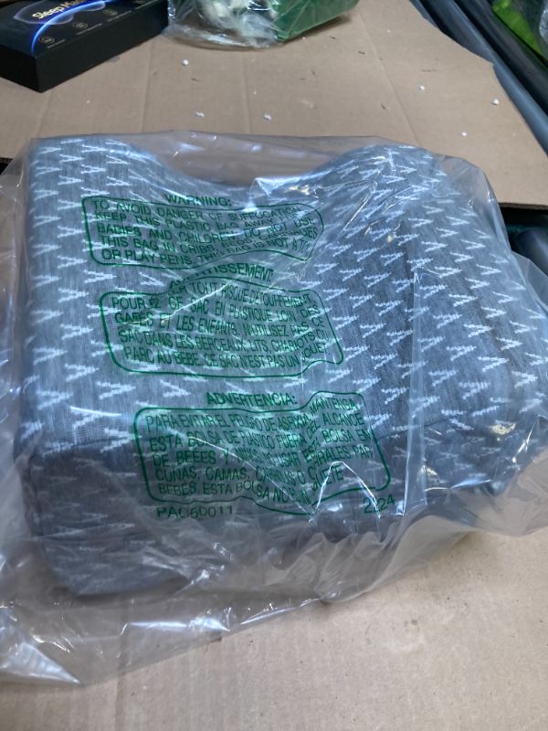 Photo 1 of 5 STARS UNITED Knee Pillow for Side Sleepers - Hip Pain Relief, Memory Foam Leg Cushion for Side Sleeping - Between Legs Pillow for Sciatica & Lower Back Pain, Gray