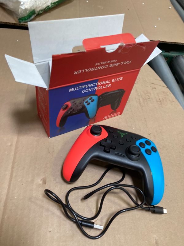 Photo 1 of Wireless Switch Controller for Switch/Lite/OLED Controller, Switch Controller with a Mouse Touch Feeling on Back Buttons, Extra Switch Pro Controller with Wake-up,Programmable, Turbo Function