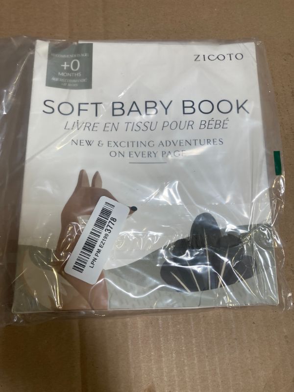 Photo 1 of Soft Baby Book with Touch and Feel Pages - Cute Sensory Book for Babies 0-6, 6-12 & 12-18 Months with Mirror & Crinkle Paper - The Perfect Christmas Toy for Baby Showers Or as a Newborn/Infant Gift