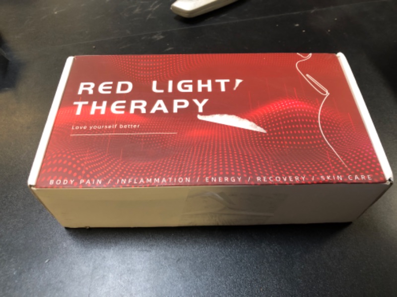 Photo 1 of Red Light Therapy Infrared Light Therapy Pad for Body Pain NIR Deep Therapy for Back Knee Hands Feet Relief Portable 660nm 850nm Home Heating Light Therapy Wrap Belt Gift for Women Men