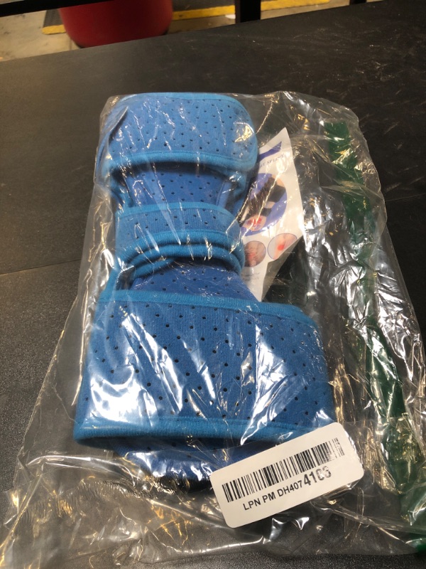 Photo 1 of ANSUSIC Plantar Fasciitis Night Splint Planters Facetious Relief Brace Women Men Day Night(Blue-1PC)
