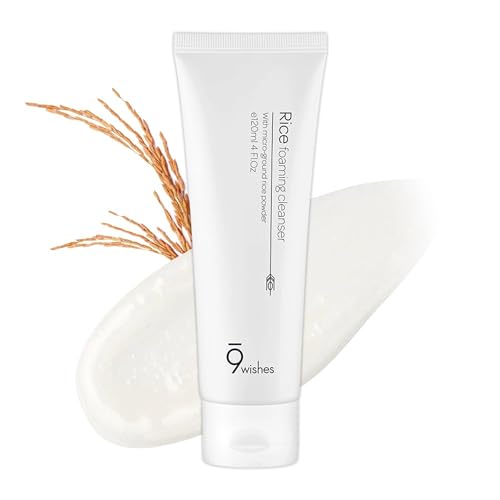 Photo 1 of 9 Wishes Rice Foaming Cleanser (5.07 Fl. Oz.) - Gentle Facial Cleanser for Sebum Control and Blackhead Removal with Rice Water and Plant-Based Ingredients for a Radiant Complexion