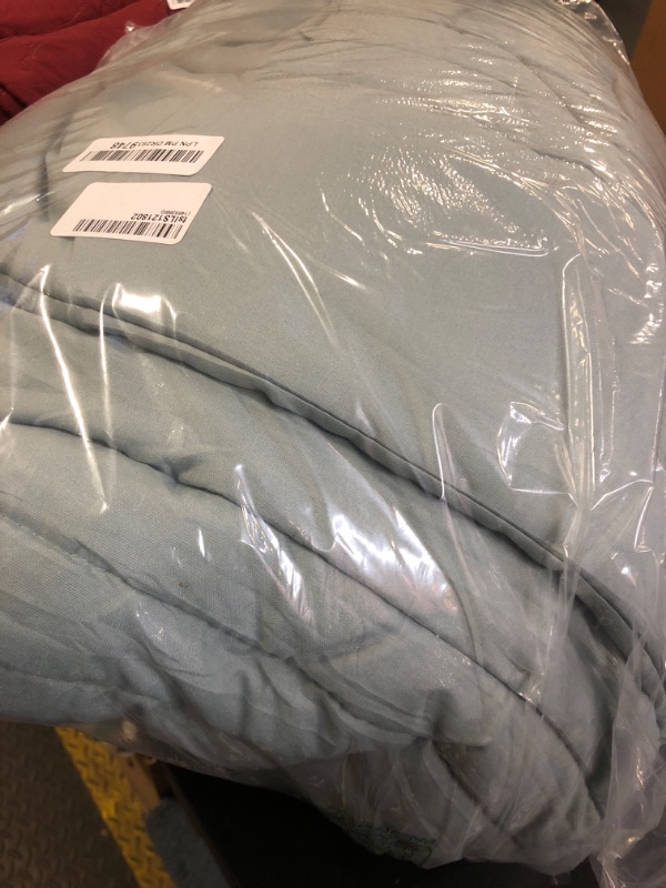 Photo 1 of Monbix Queen Comforter Set - 7 Pieces Sage Green Bed in a Bag Queen Bedding Sets with Comforters, All Seasons Down Alternative Comforter Bed Set with Sheets,Pillowcases & Shams