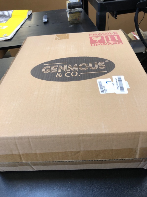 Photo 1 of GENMOUS Military Challenge Coin Display Case, Medal Shadow Box with HD Acrylic Glass and LED String Lights,Removable 4 Groove Shelves,Wall Mount Coin Collection Holder for Casino Poker Chips Souvenirs