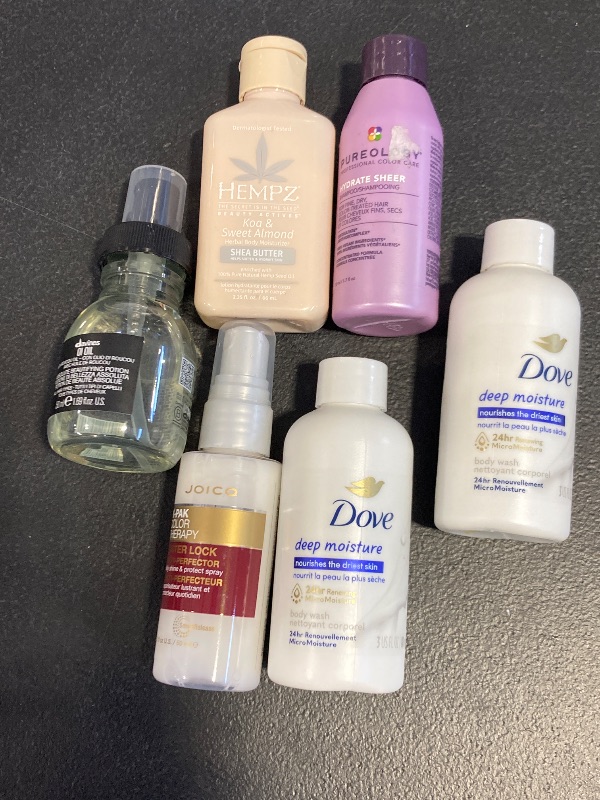 Photo 1 of Travel Size Beauty Bundle- SOLD AS IS- read clerk notes.
