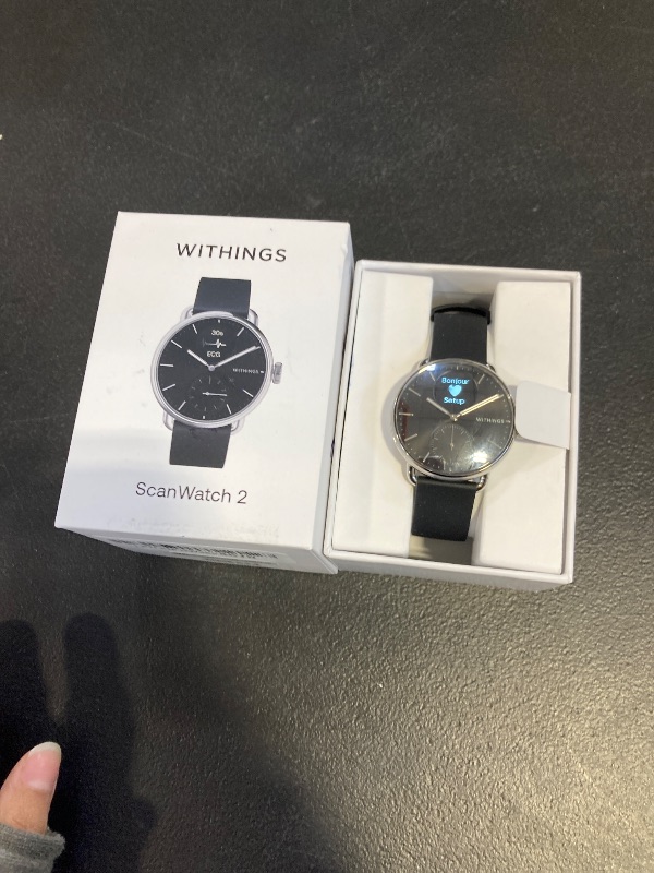 Photo 1 of Withings ScanWatch 2 - Hybrid Smart Watch, Heart Rate Monitoring, Fitness Tracker, Cycle Tracker, Sleep Monitoring, GPS Tracker, 30-Day Battery Life, Android & Apple Compatible, HSA/FSA