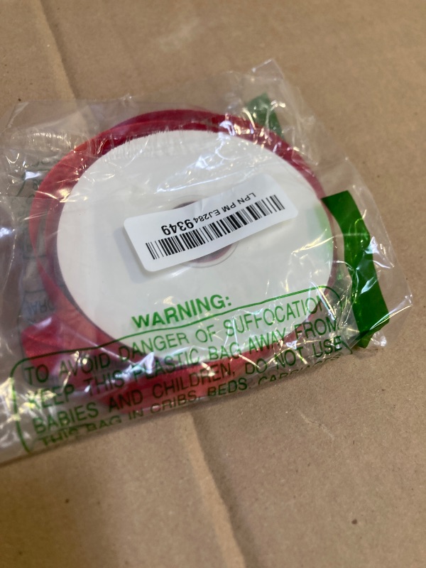 Photo 1 of 5/8 inches 50 Yard Red Satin Ribbon for Gift Wrapping, Wedding, Crafts, Christmas,Easter, Floral, Hair, Invitation Decorations and More