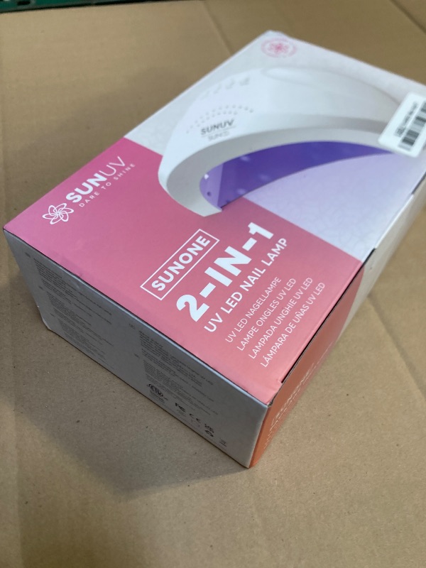 Photo 1 of SUNUV UV LED Nail Lamp, Gel Light for Nail Polish UV Dryer with 3 Timers SUNone White