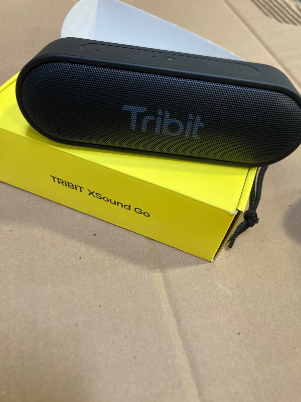 Photo 1 of Tribit XSound Go Bluetooth Speaker with 16W Loud Sound & Deeper Bass, 24H Playtime, IPX7 Waterproof, Bluetooth 5.3 TWS Pairing Portable Wireless Speaker for Home, Outdoor (2024 Upgraded)